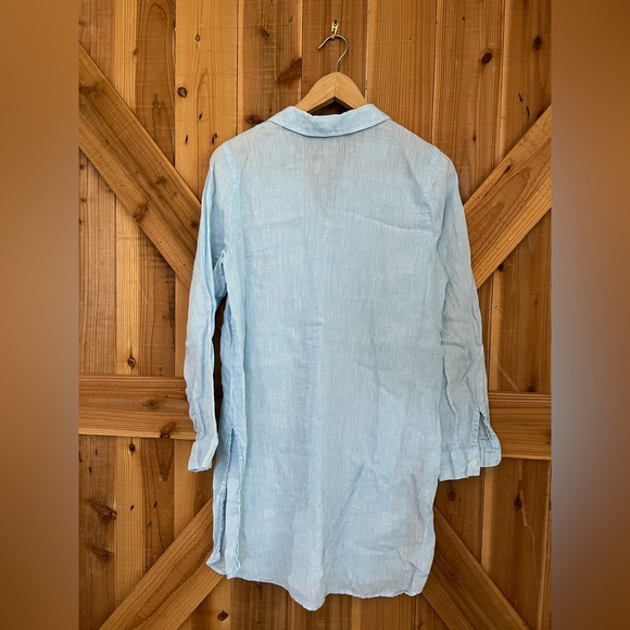 J. Jill Linen Button down Tunic - Picture 4 of 4